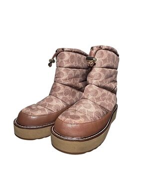 Coach Idella Bootie in signature nylon